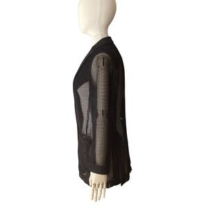 RAG & BONE | Mesh Detailed Blazer with Silk Combo - Black - S